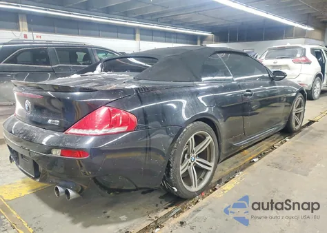 2007 BMW M6 z USA, uszkodzony, nr VIN WBSEK93577CS32284